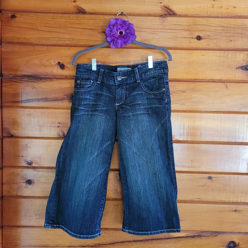Seven7  flare cropped jeans